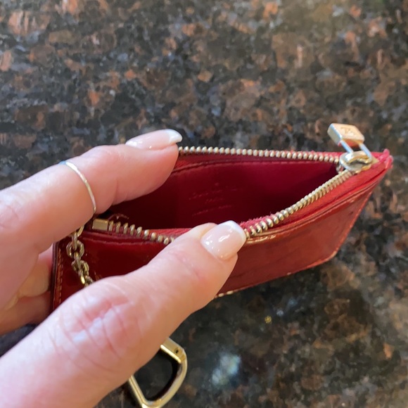 Authentic Louis Vuitton Red Key Pouch - Picture 3 of 11